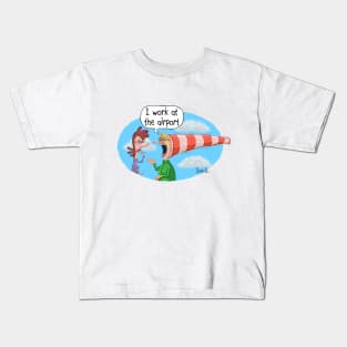 Windsock Guy Kids T-Shirt